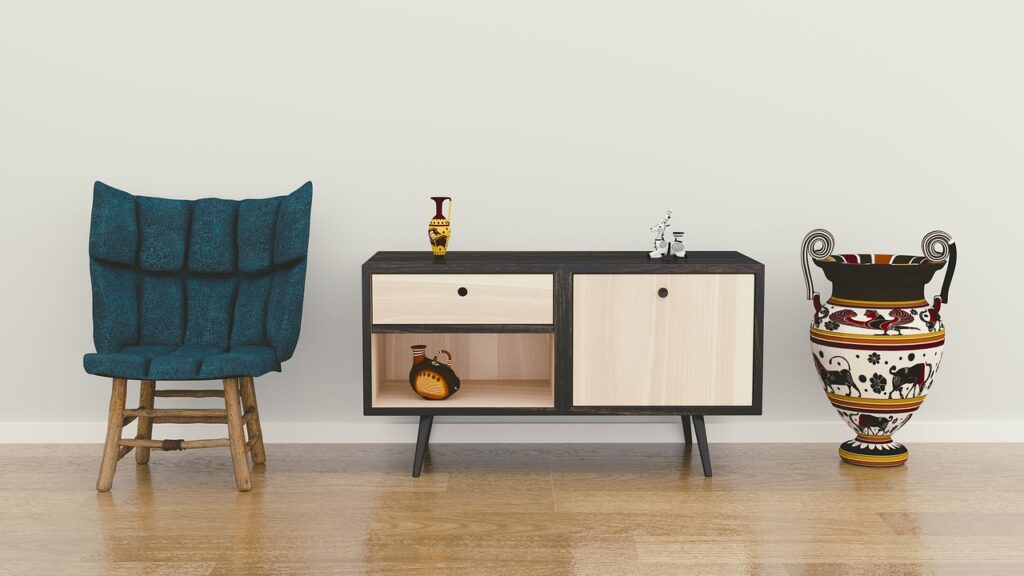 Interior view of the best furniture shops in kochi featuring modern sofas, wooden tables, and décor items