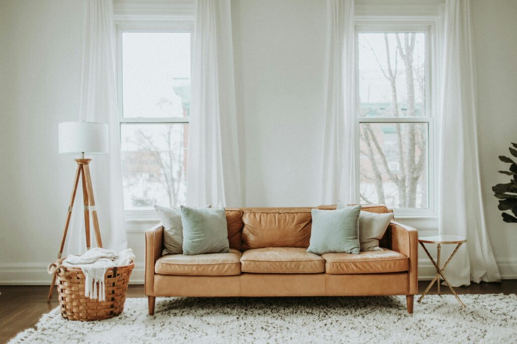 Interior view of the best furniture shops in kochi featuring modern sofas, wooden tables, and décor items